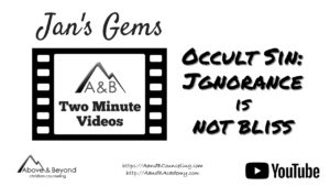 video occult sin ignorance